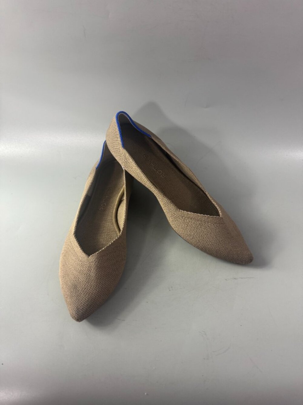 Rothy's The Point II Pointed Toe Flat, Khaki , Size 9 - Picture 1 of 16